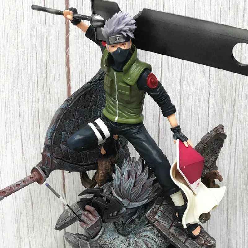 Bandai Naruto GK поджигающий ветер Какаси игрушка ручной работы большая модель