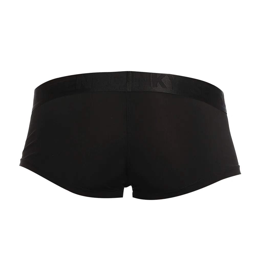 Men Solid Color Underwear Boxer knickers Shot Pouch Ultra-thin Underpants Boxer Underpants Men Underwear Soft Cotton Calvin Boxe