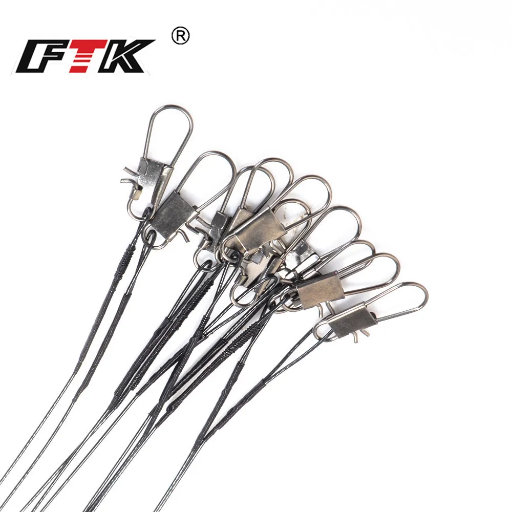 10 шт./Лот рыболовная леска из нержавеющей стали 3 цвета | Спорт и развлечения