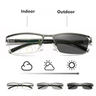 2020 Новейшие прогрессивные очки для чтения для мужчин и женщин мужчин анти-синий светильник фотохромные Мультифокальные пресбиопии очки полуоправа 1,5 2,0
