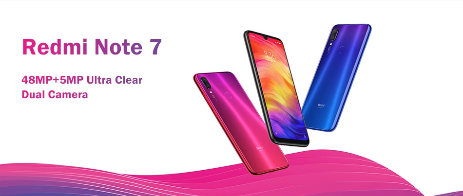 Глобальная версия Xiaomi Redmi Note 7 4GB 64GB Смартфон Snapdragon 660 Octa Core 4000 мАч 6," 2340*1080 48MP+ 5MP мобильного телефона