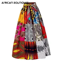 african clothes for women 2021 new fashion skirt ankara mix print skirts autumn african maxi skirt high quality wax clothes