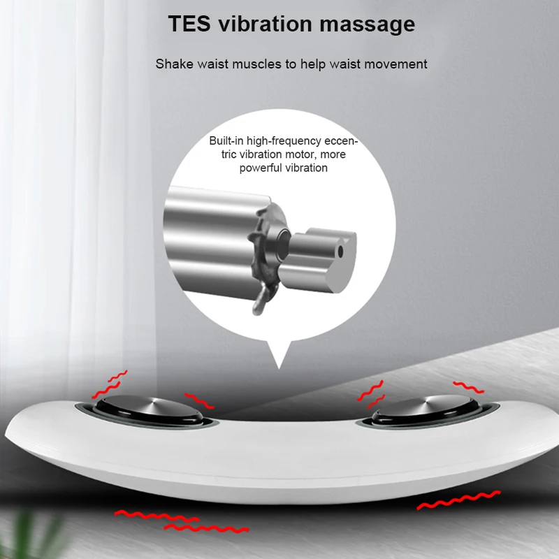 

Electric Heating Waist Back Massager Lumbar Traction Device Vibration Massage Pain Relief Spine Support Waist Relieve Fatigue