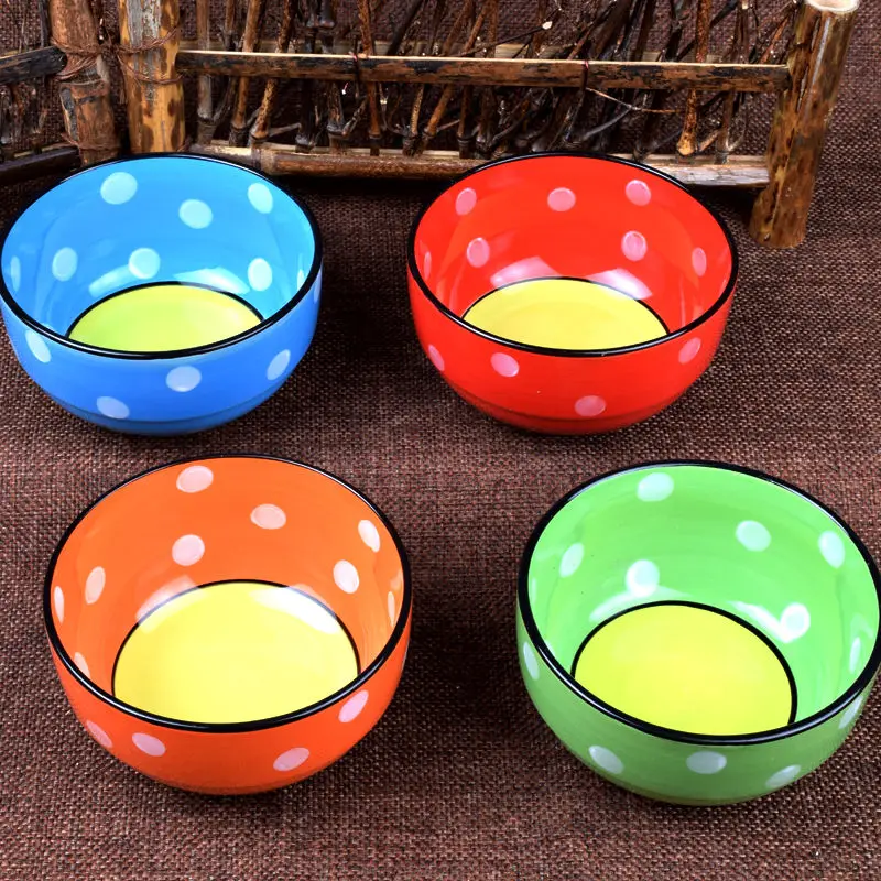 

Creative Fashion Home Ceramic Bowl Rice Bowl Soup Bowl Noodle Bowl Large Bowl Small Bowl Cutlery Set Dish Set Ceramic Bowl