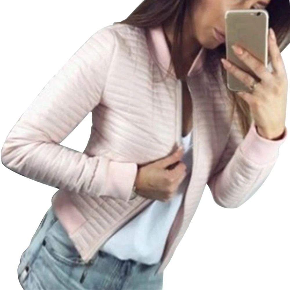 2019 осенне-зимняя куртка женская парка зимнее базовое тонкое короткое пальто