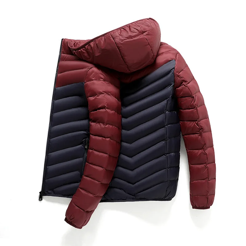 2020 брендовая зимняя теплая парка в стиле пэчворк мужская куртка с хлопковой
