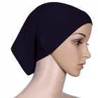 2021 мягкая Модальная внутренняя искусственная мусульманская стандартная шапка, мусульманская шапочка под платок, женская головная повязка, тюрбан для женщин