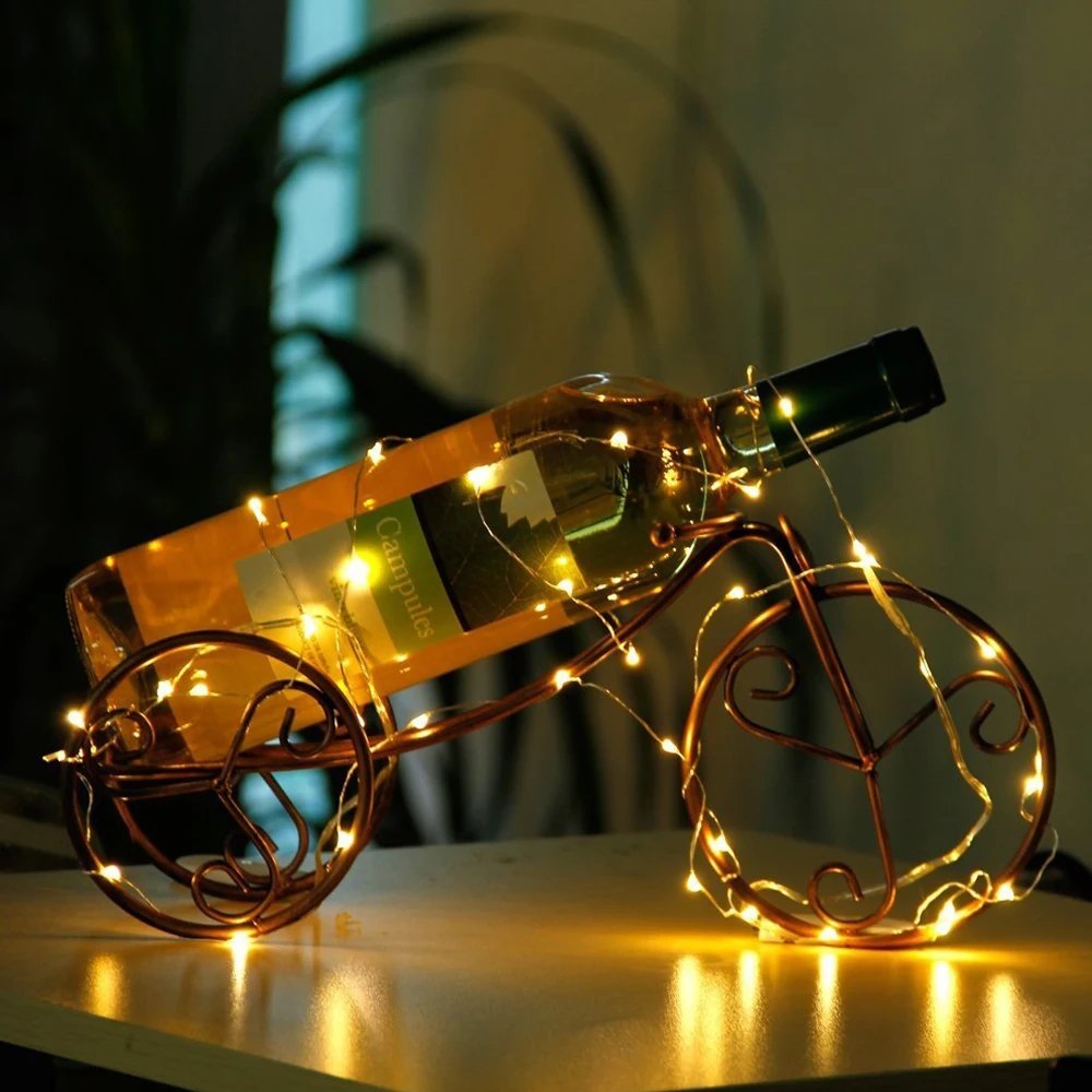 Гисветильник с 20 светодиодами 2 м серебристая проволосветильник|Светодиодные