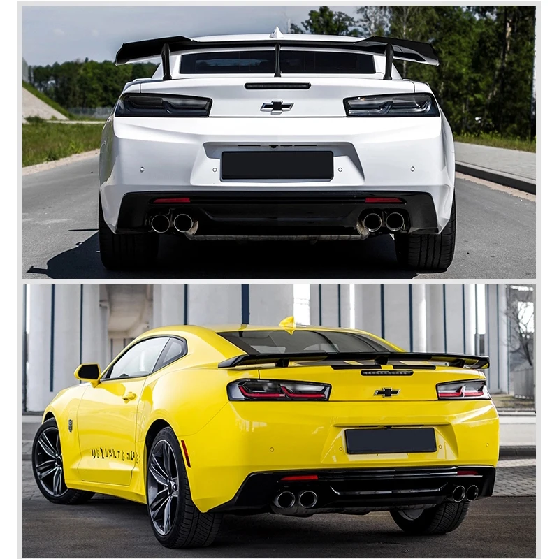 Автомобильный светодиодный задний фонарь для Chevrolet Camaro 2016 2017 2018 6th красный дым