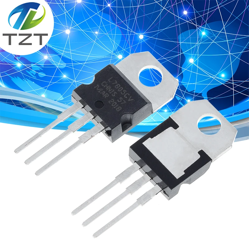 10 шт. LM7805 L7805 7805 регулятор напряжения IC 5 в 220 А до |Интегральные схемы| |