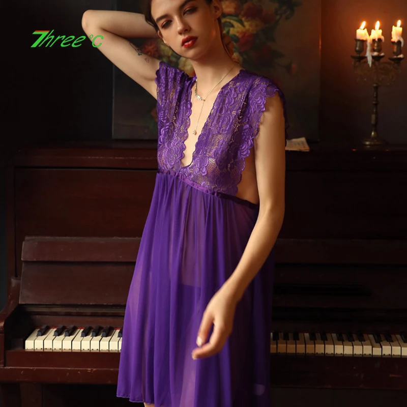 

Женское сексуальное нижнее белье большого размера, свободное Эротическое нижнее белье, кружевная сетка, Женская домашняя одежда, пижамы