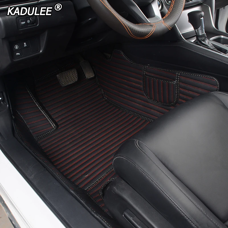 KADULEE пользовательские автомобильные коврики для Mitsubishi outlander pajero grandis ASX pajero sport lancer galant Lancer-ex коврики для ног