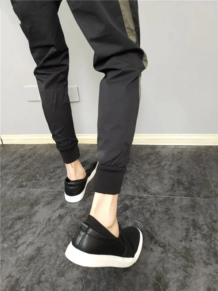 

Brand Men Pants Casual Mens Business Male Trousers Classics Mid weight Straight Full Length Fashion breathing Pant