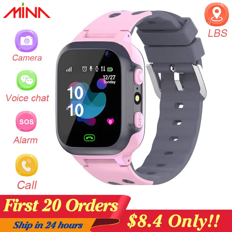 Q15 Детские умные часы звонки SOS анти потеря водонепроницаемые Смарт для детей 2G sim
