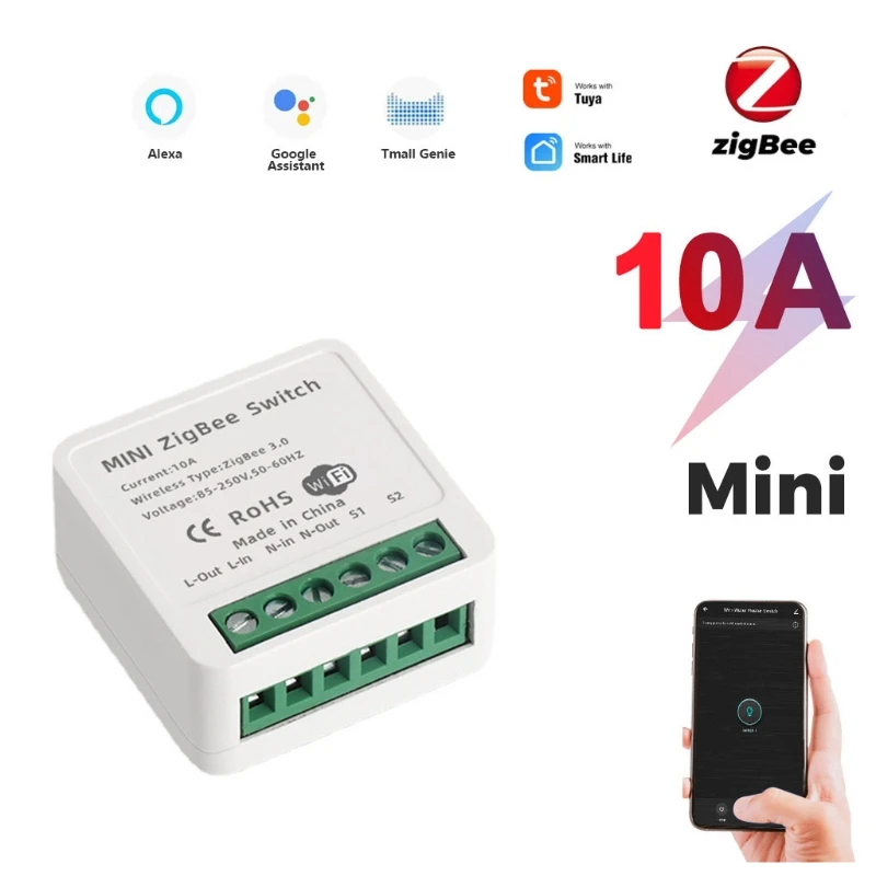 

Умный светильник Zigbee, фонарик, поддержка двух способов управления, работа с Alexa Google-Home