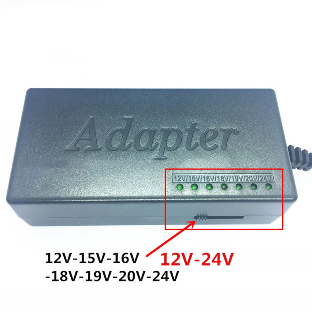 ЕС/США/Великобритания/AU Plug 96 Вт многофункциональный адаптер питания ноутбука 12-24 в универсальное Регулируемое напряжение зарядное устройство для ноутбука Замена