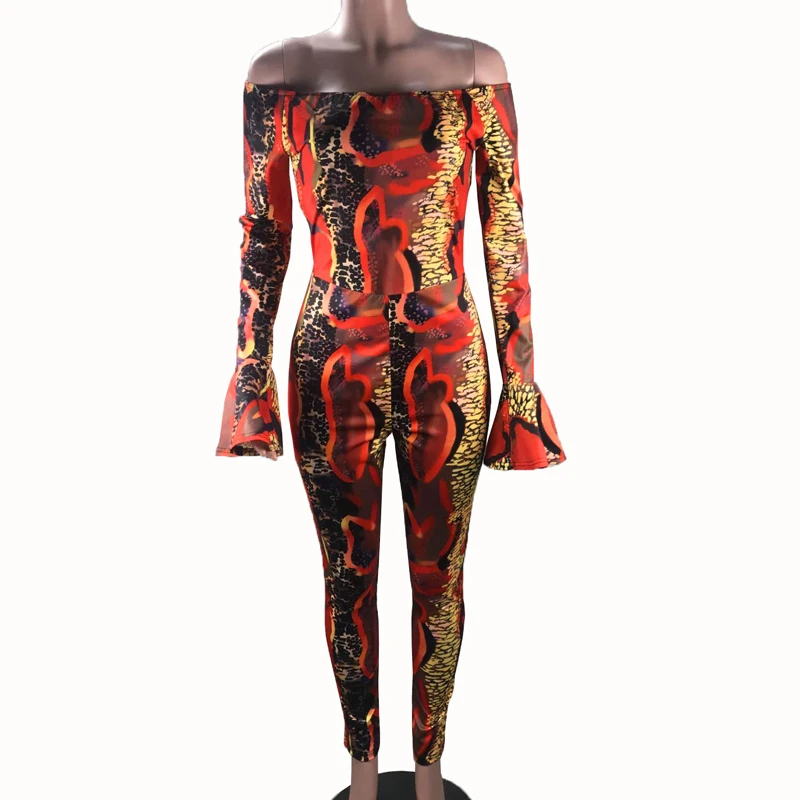 Женский пляжный комбинезон с открытыми плечами элегантный длинными брюками для