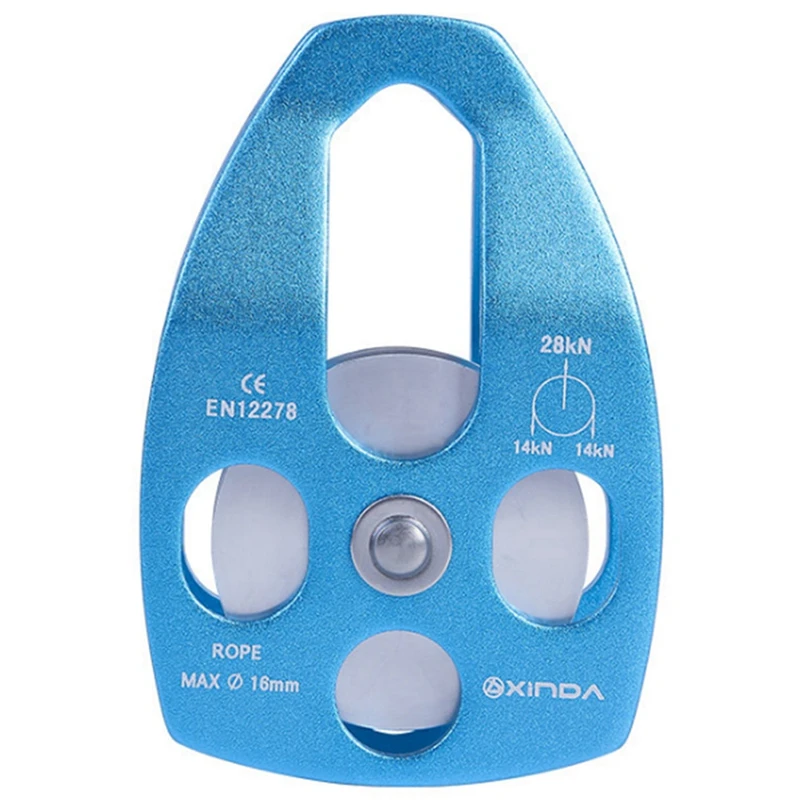 

New-Xinda Outdoor Mountaineering Big Pulley Hoisting Pulley Speed Expanding High Altitude Traverse Hauling Gear