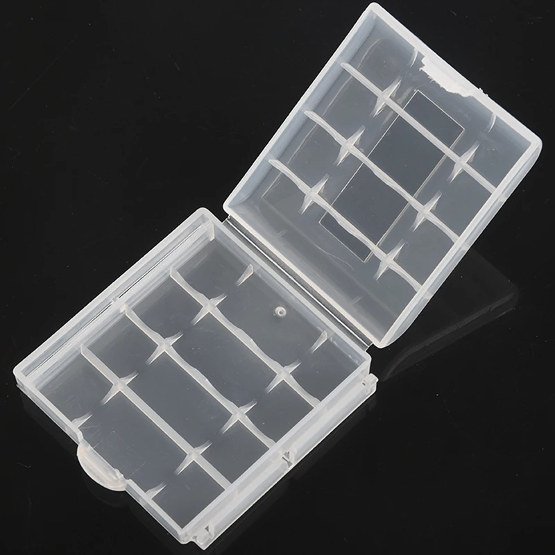 5x Новый прозрачный пластиковый чехол для хранения батарейного отсека держатель