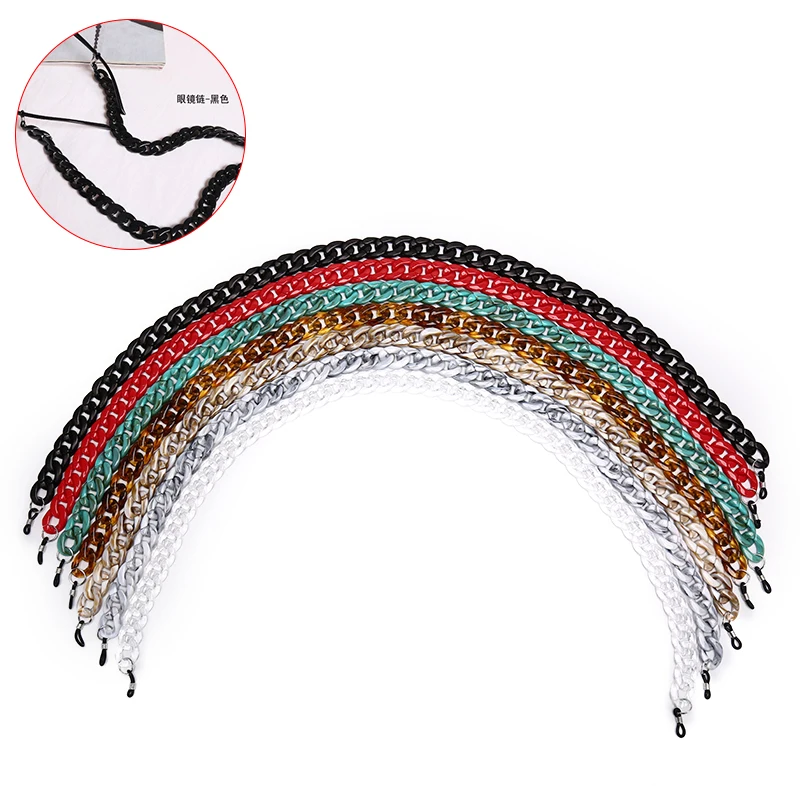

1pcs Fashion Acrylic Reading Glasses Hanging Neck Chain Sunglasses Chain Lanyard Glasses Chain Eyeglasses Strap Summer