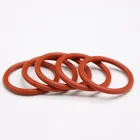 Уплотнительное кольцо, пищевое, красные силиконовые дюйма, толщина 4 мм, внешний диаметр 15 мм-80 мм х толщина (4 мм), резиновые уплотнительные кольца, уплотнительная прокладка, шайба