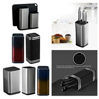 knife block scissors slot stainless steel holder organizer storage keep clean and tidy knife rack stand