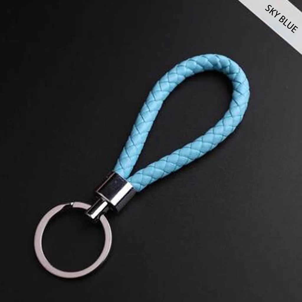 Модный хит Для мужчин женщин кожаного брелка для ключей брелок автомобиль