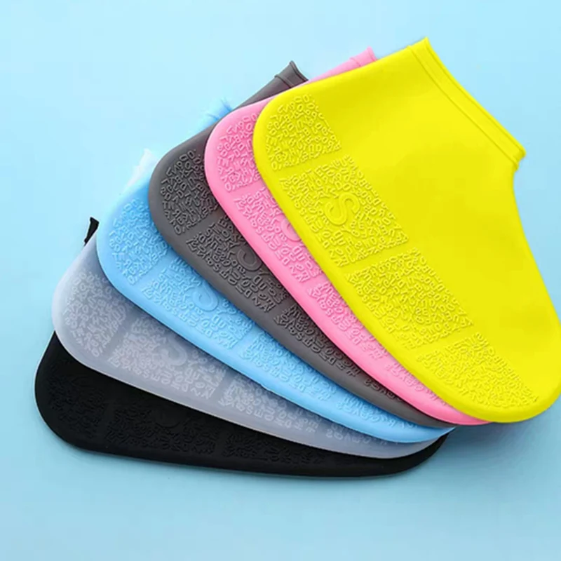 1 пара силиконовые Нескользящие водонепроницаемые чехлы для обуви|Бахилы| |