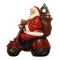 statues ornaments christmas decorations 2021 for home decor indoor santa motorcycle boat sculptures figurines for interior room