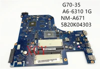 for lenovo g70 35 notebook motherboard a6 6310 1g nm a671 5b20k04303 216 0867030 100 test ok