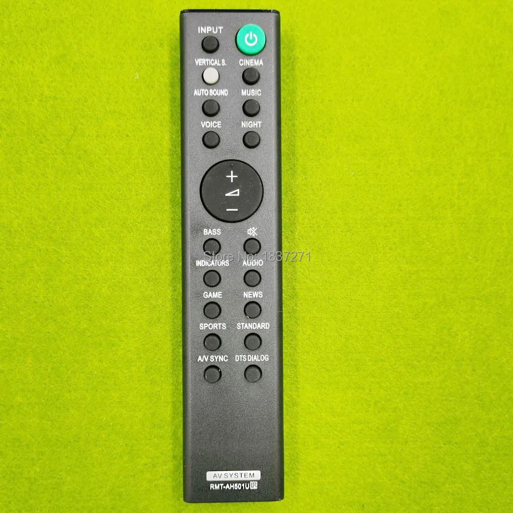 REMOTE  CONTROL RMT-AH501U for Sony HT-X8500 HTX8500 Soundbar System