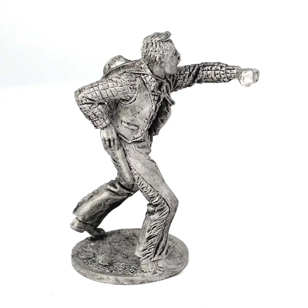 Дерущийся ковбой - оловянный солдатик фигурка 54 мм WW23 | Дом и сад