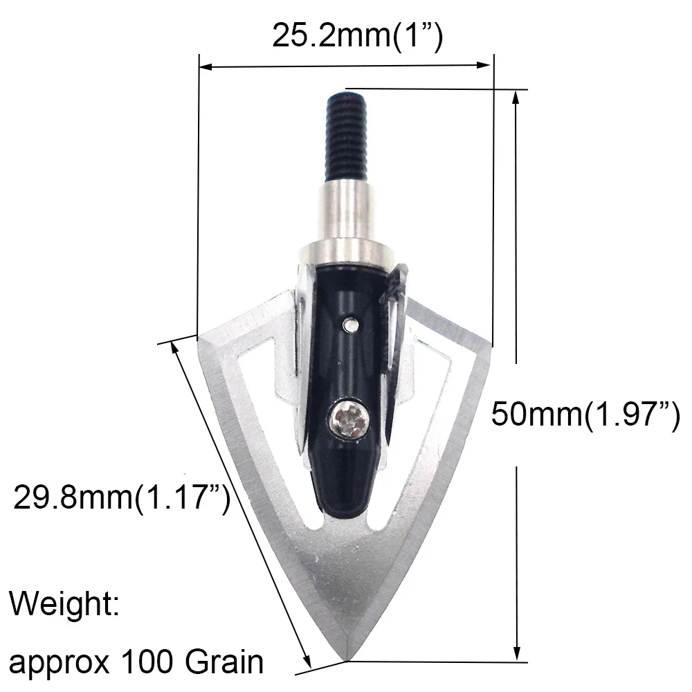 6 шт. наконечники для стрельбы из лука с зубчатыми краями лезвий | Спорт и
