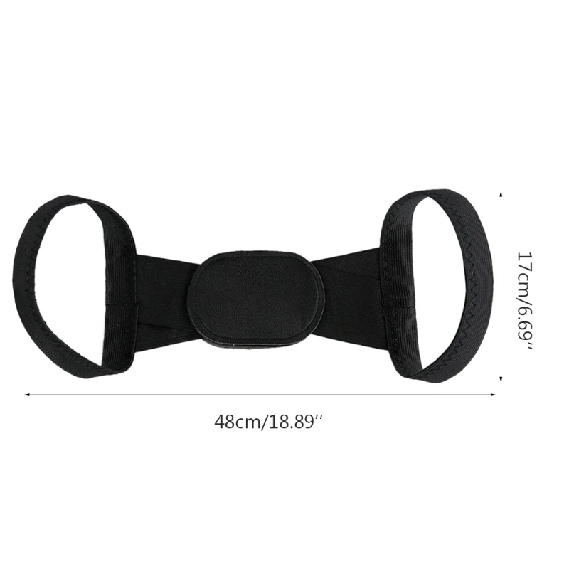 

652D Adjustable Back Posture Corrector Spine Back Support, Breathable Upper and Middle Back Brace Posture Improves