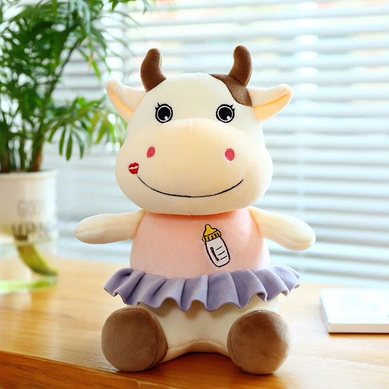 2020 креативный новогодний бык талисман плюшевая игрушка корова Кукла зодиака |