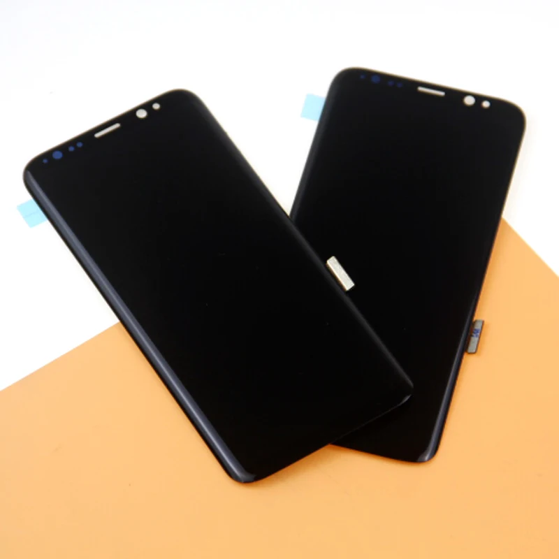 Для samsung S8 ЖК-дисплей с рамкой Замена для samsung Galaxy S8 Plus ЖК-дисплей G955 S8 G950 G950F ЖК-дисплей сенсорный экран дигитайзер