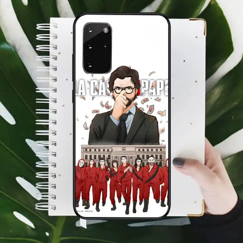 

TV Money Heist House Paper Phone Case For Samsung S6 S7 edge S8 S9 S10 e plus A10 A50 A70 note8 J7 2017