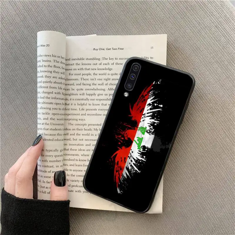 

Iraq Flag art design pattern Phone Case For Samsung galaxy S 9 10 20 A 10 21 30 31 40 50 51 71 s note 20 j 4 2018 plus
