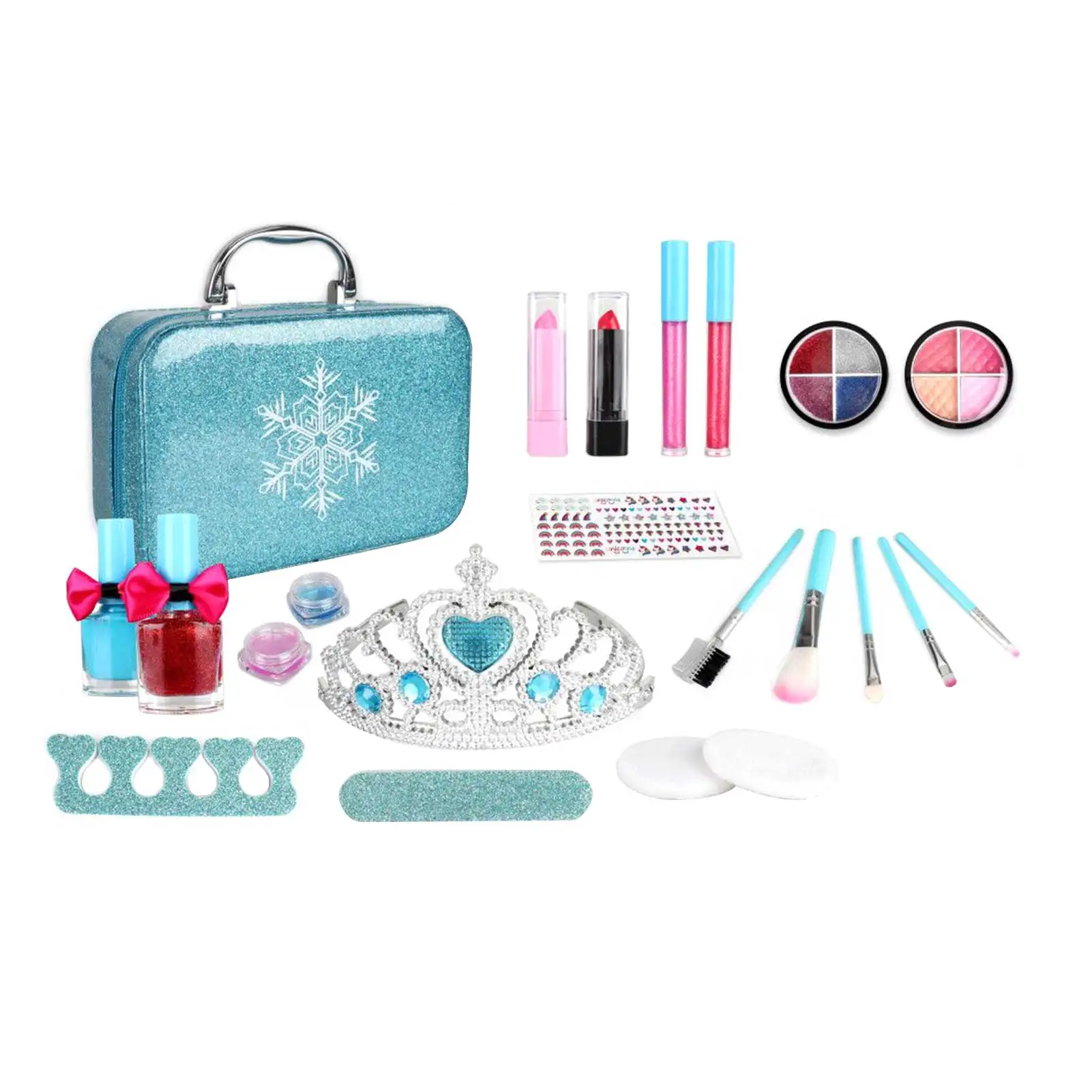 Набор для макияжа девочек холодная принцесса игрушка ролевых игр моющаяся