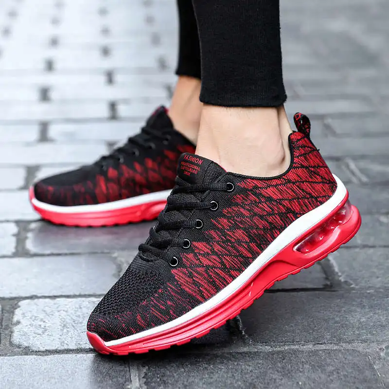 Fashion Couple Running Shoes Breathable Outdoor Air Sports Shoes Male Lightweight Sneakers Women Comfortable Athletic Footwear