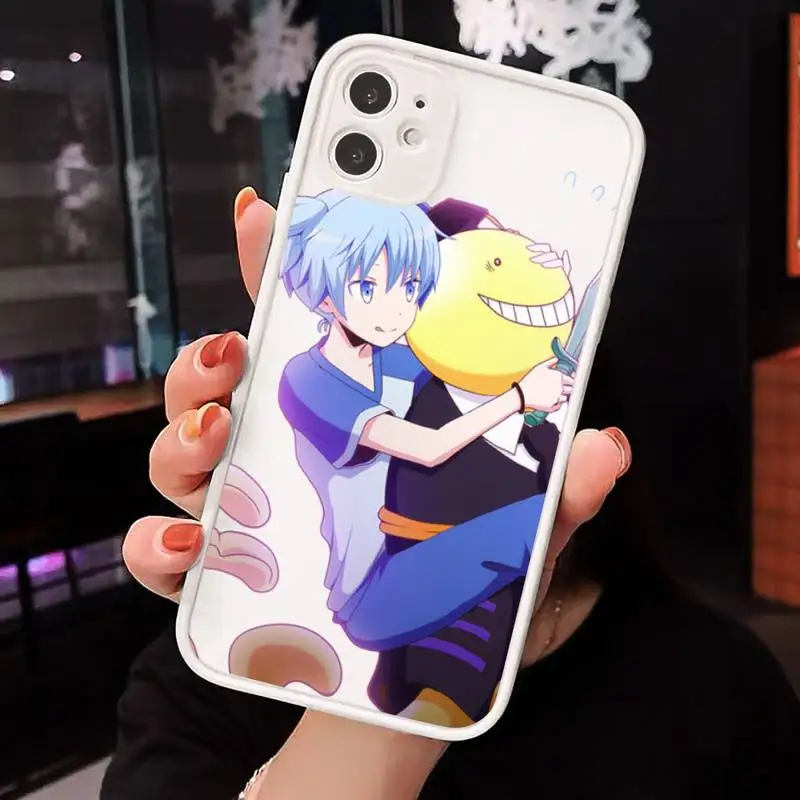 

Assassination Classroom japanese anime Phone Cases matte transparent For iphone 7 8 11 12 plus mini x xs xr pro max cover
