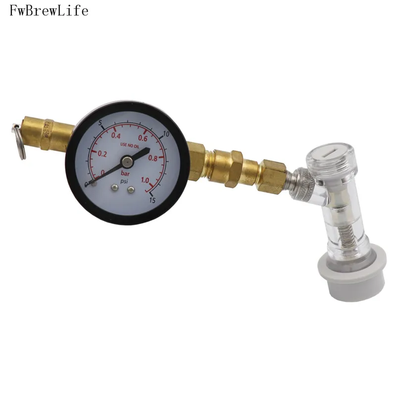 Регулируемый предохранительный клапан в сборе с блокировкой измерительный