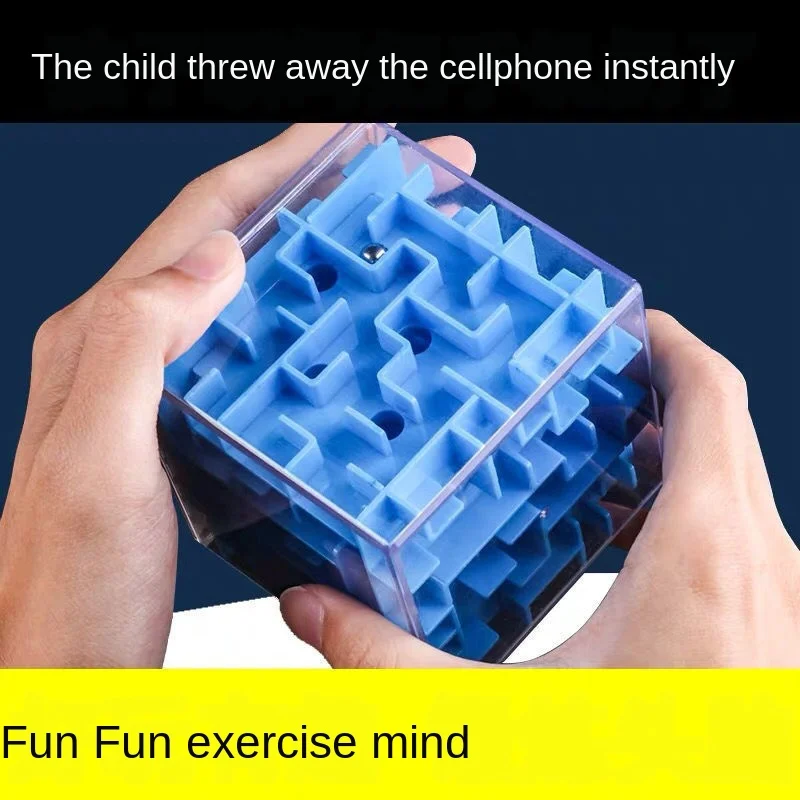 

3D Multi-Dimensional Three-Dimensional Labyrinth Cube Children's Walking Ball Maze Six-Sided Puzzle Educational Toys