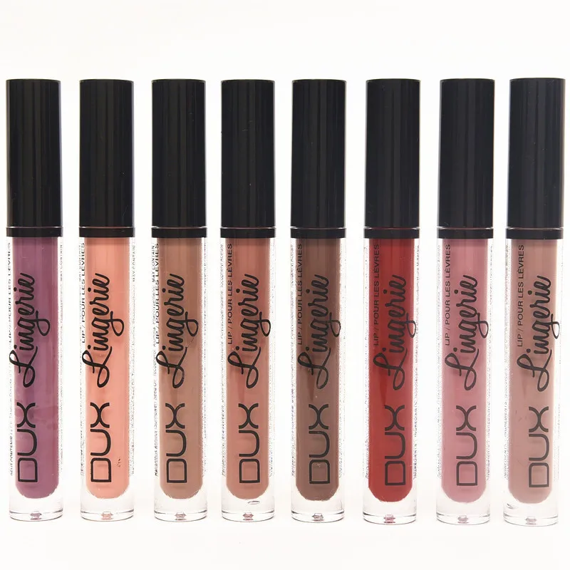 Матовая помада для губ коричневый телесный шоколадный цвет жидкая блеск матовая