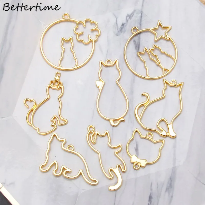 Металлическая оправа для изготовления ювелирных изделий 9 шт. кулон с милым