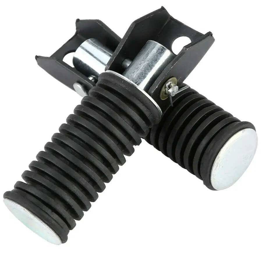 

Dirt Bike Front Rubber Aluminum Foot Pegs Fat Motocross Non-slip Left & Right