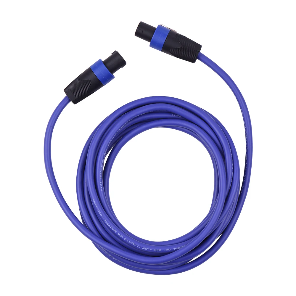 Кабель для усилителя звука 12AWG стандарт NL4FC|Детали и аксессуары электрических