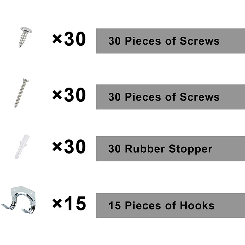 15 шт./комплект настенные держатели для инструментов | Инструменты