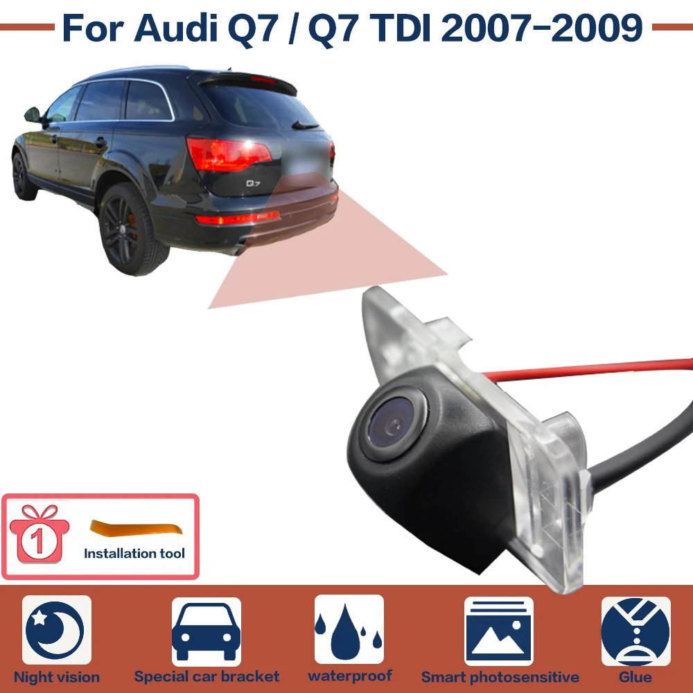 For Audi Q7 TDI 2007-2009 Night Vision Full HD Car Rear View Reverse Backup Camera High Quality CCD