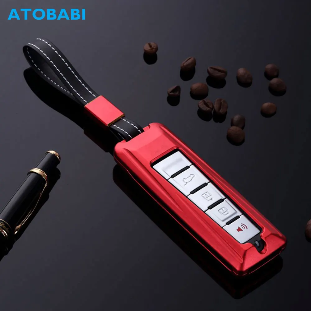 Алюминиевый сплав автомобильный чехол для ключей Great Wall Wey VV5 VV5s VV6 VV7 VV7s P8 Smart Keyless